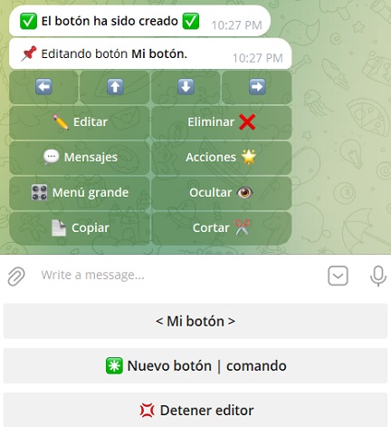 Modo editor VisualMaker