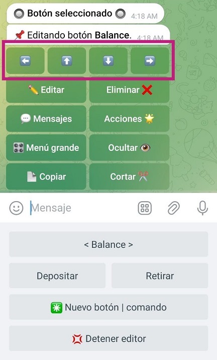Modo editor VisualMaker