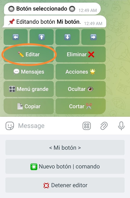 Modo editor VisualMaker