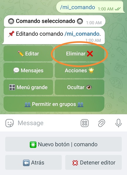 Modo editor VisualMaker