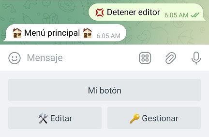 Modo editor VisualMaker
